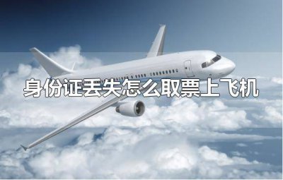 ​飞机取票身份证丢了 身份证丢了怎么去取飞机票