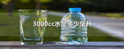 ​1000cc水多少克 1800cc是多少毫升水