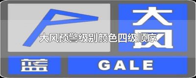 ​大风预警的几种级别 大风预警级别由低到高排序