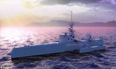 ​美国海军计划部署“幽灵猎者”无人舰（ACTUV）搜索敌国柴电动力潜艇