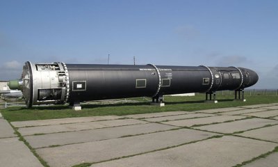 ​俄罗斯撒旦2号“RS-28萨尔马特”(RS-28 Sarmat)洲际战略导弹一枚可摧毁整个