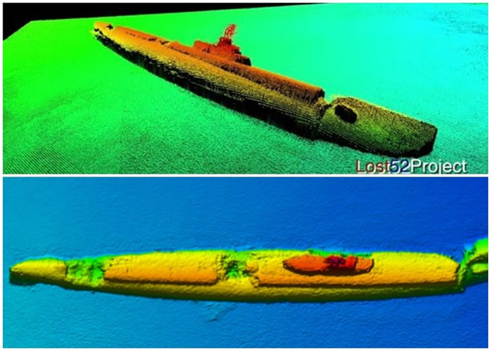 美军翻译出错遍寻不获 失踪75年二战潜艇灰鲸号(USS Grayback)重见天日
