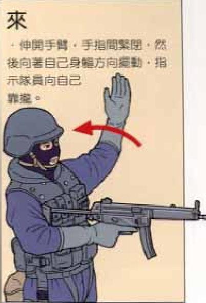 特种兵战术手势（手语）文图详解