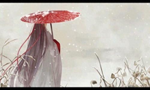 背影 诗 和你【唯美古风女子举伞壁纸】