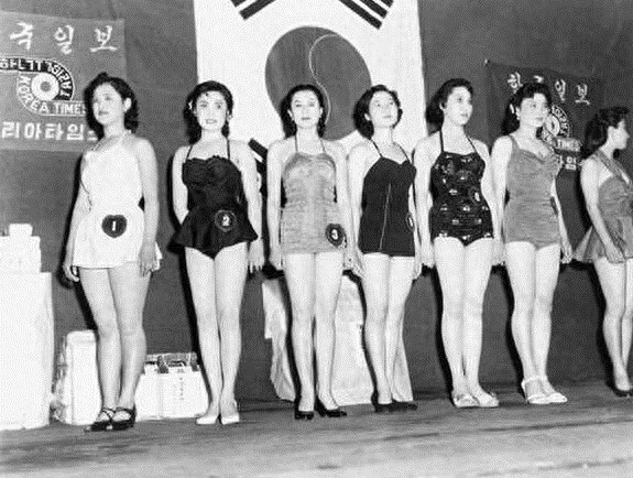 整容时代来临之前，历年选美大赛中真实的韩国美女