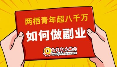 ​金帮宝手赚网谈副业：“两栖青年”超8000万，从手机赚钱找副业