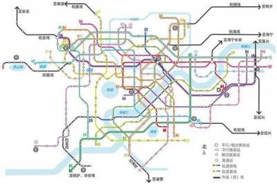 ​2035杭州地铁线路图 赶紧收藏