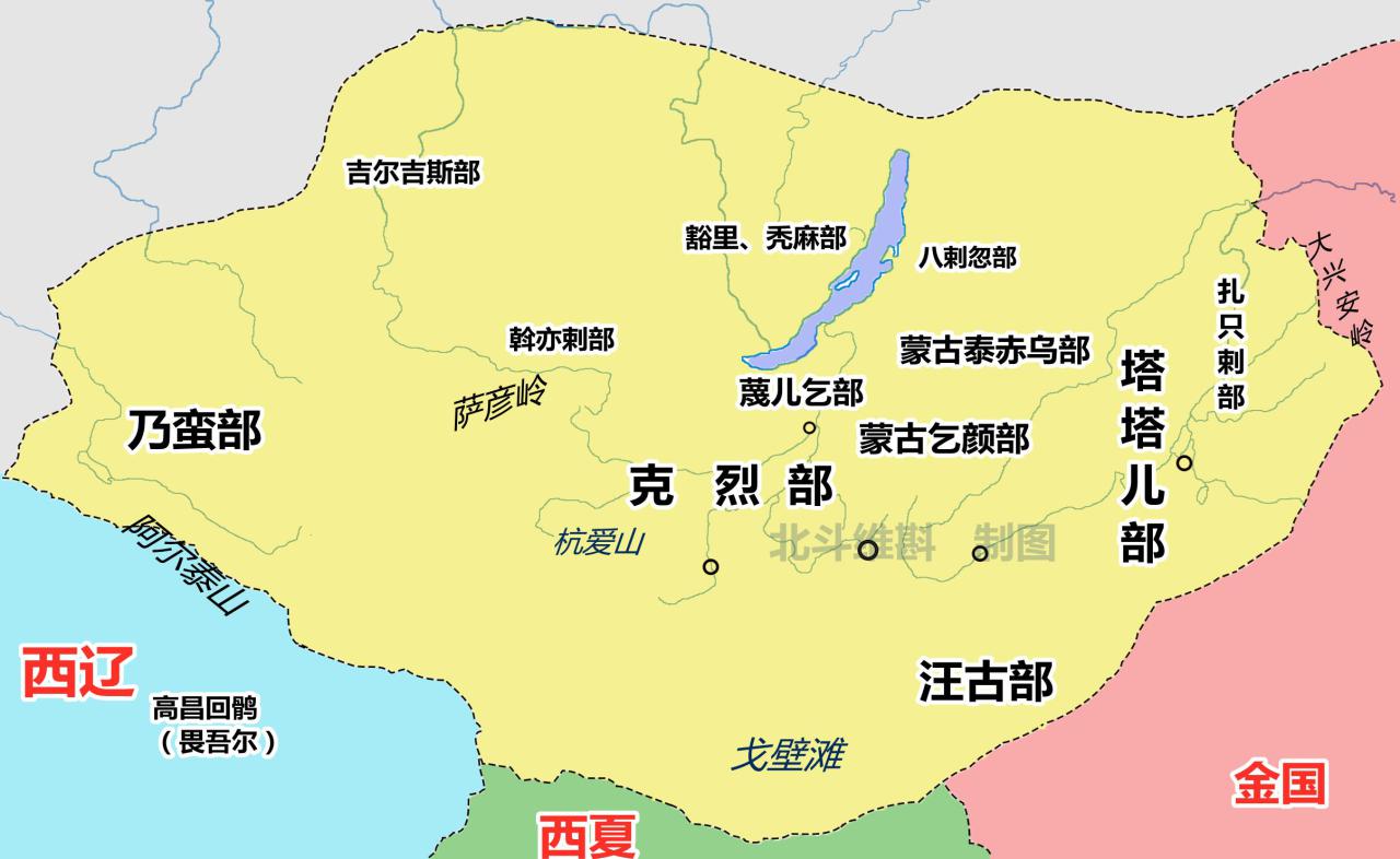 成吉思汗打的天下地图(蒙古帝国的扩张历程)-