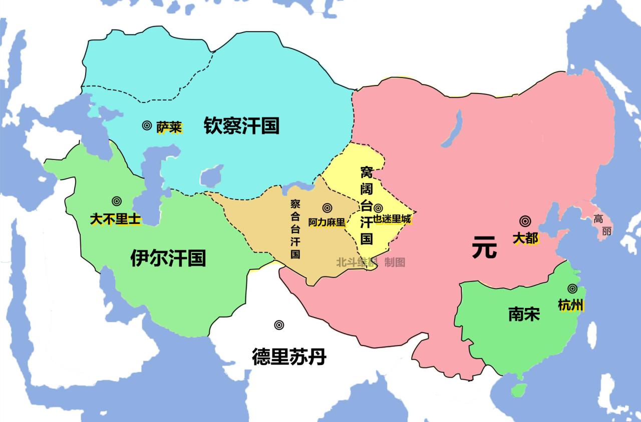 成吉思汗打的天下地图(蒙古帝国的扩张历程)-