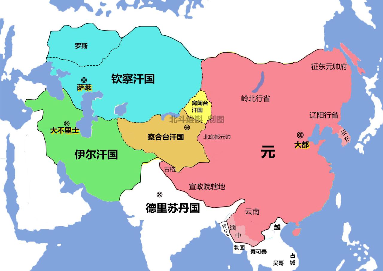 成吉思汗打的天下地图(蒙古帝国的扩张历程)-