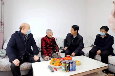 ​丁巨胜到省有色地勘局天水矿产勘查院看望慰问离休干部