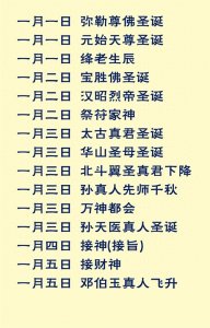​各路神仙诞辰大全（完整版），查查自己是哪位？