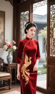 ​穿旗袍的美女身材都超好