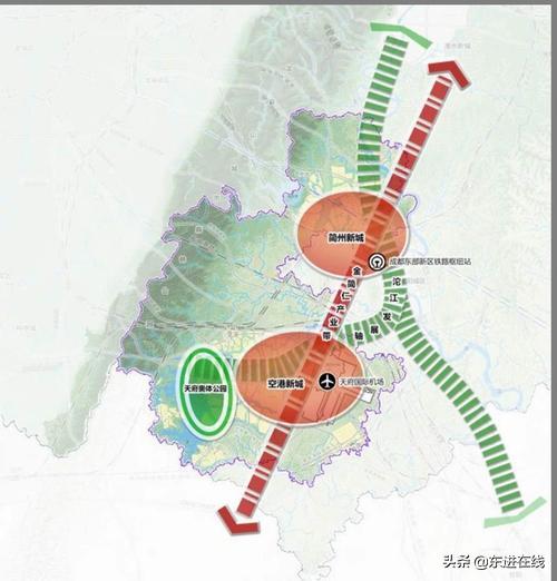 成都市东部新区总体规划图(成都东部新区总体方案多图曝光)(6)