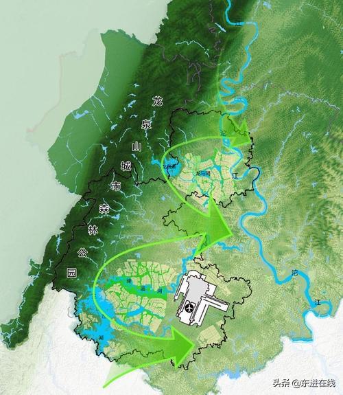成都市东部新区总体规划图(成都东部新区总体方案多图曝光)(8)