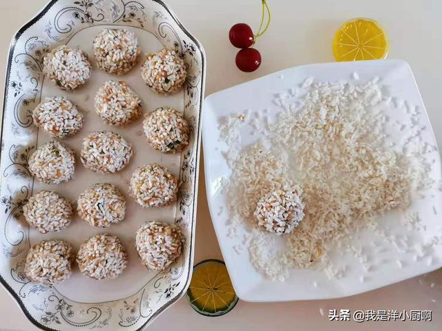 正宗蒸糯米肉丸子的做法(做糯米蒸肉丸记得加这2样)(4)