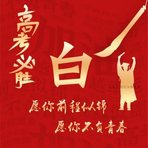 ​高考必胜姓氏头像（100张），愿你前程似锦，愿你不负青春