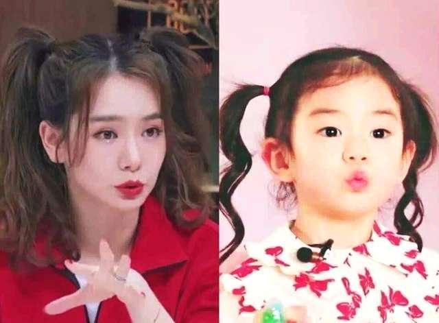 母女长得太像了!李承铉带女儿探班,戚薇和lucky隔空比心超有爱