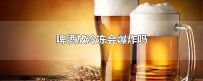 ​啤酒放冷冻会爆炸吗