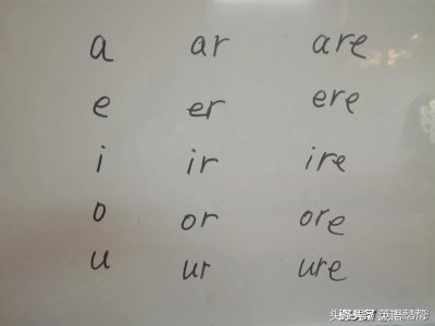 ​5个元音字母的发音规则 五个元音字母发音规则口诀图片大全