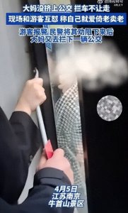 ​大妈因没挤上公交竟拦车不让走，这究竟是怎么一回事呢？