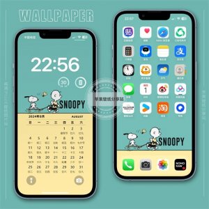 ​苹果iPhone手机壁纸-史努比丨Snoopy 日历壁纸