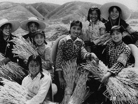 一组大寨“铁姑娘”郭凤莲照片