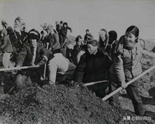 一组大寨“铁姑娘”郭凤莲照片