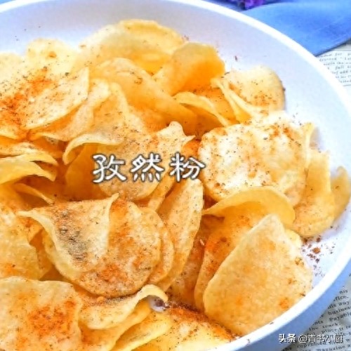 薯片这样炸才正宗，在家做大人小孩都爱吃的炸薯片，嘎嘣脆真滋味