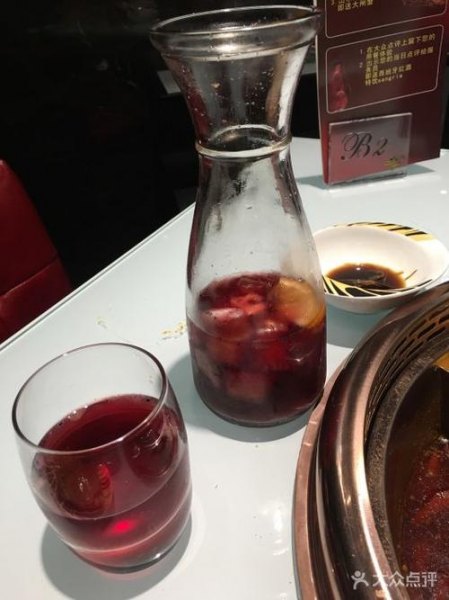 喝完红酒和火锅