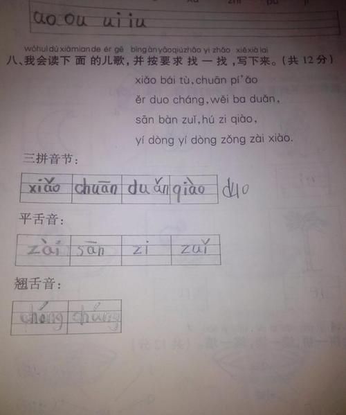 如何训练平舌音和翘舌音