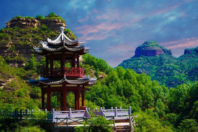 河北邯郸最美的山水景观：七步沟风景区